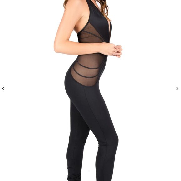Trashy Lingerie Deco Plunge Catsuit Jumpsuit - Picture 3 of 4